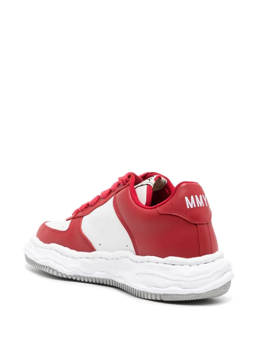 Miharayasuhiro Chunky Lowtop Trainers In Red ModeSens