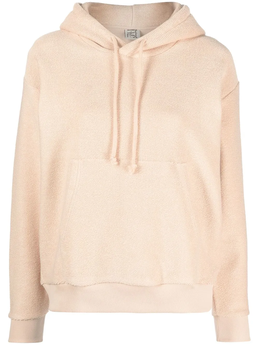 Baserange Drawstring Long-sleeved Hoodie In Neutrals