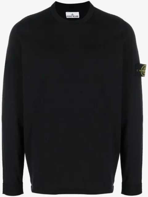 Stone Island pull à patch Compass