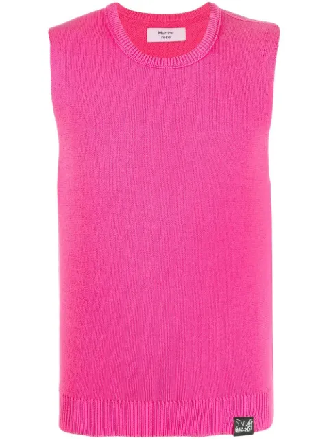 Martine Rose crew-neck knitted vest