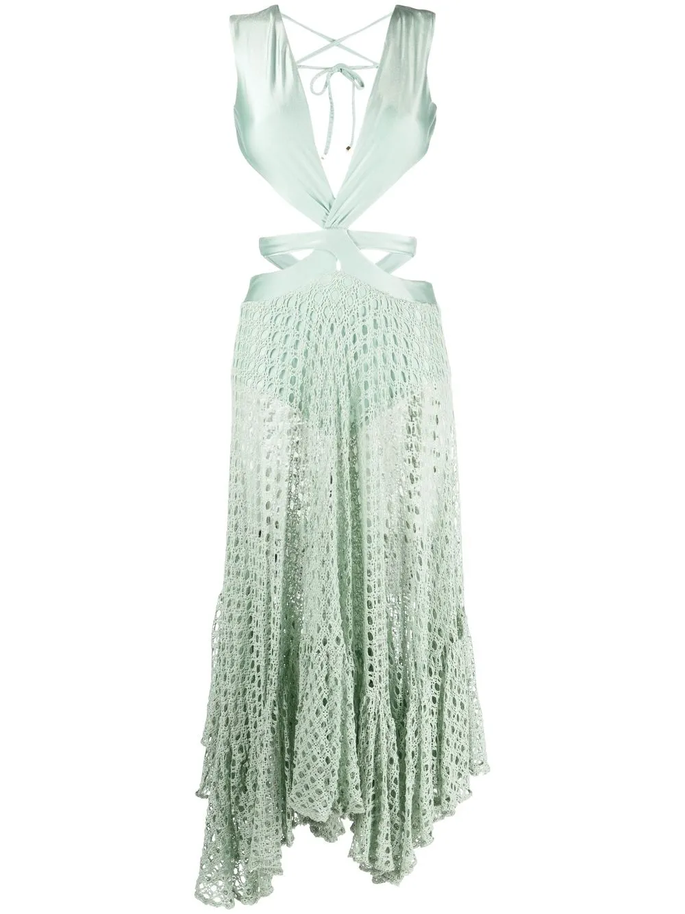 

PatBO cut-out midi dress - Green