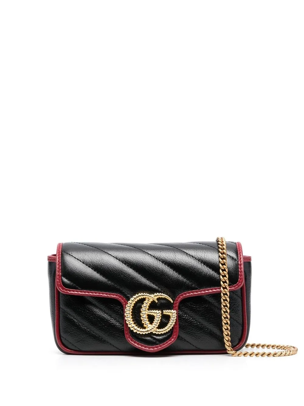 

Gucci Pre-Owned mini GG Marmont crossbody bag - Black