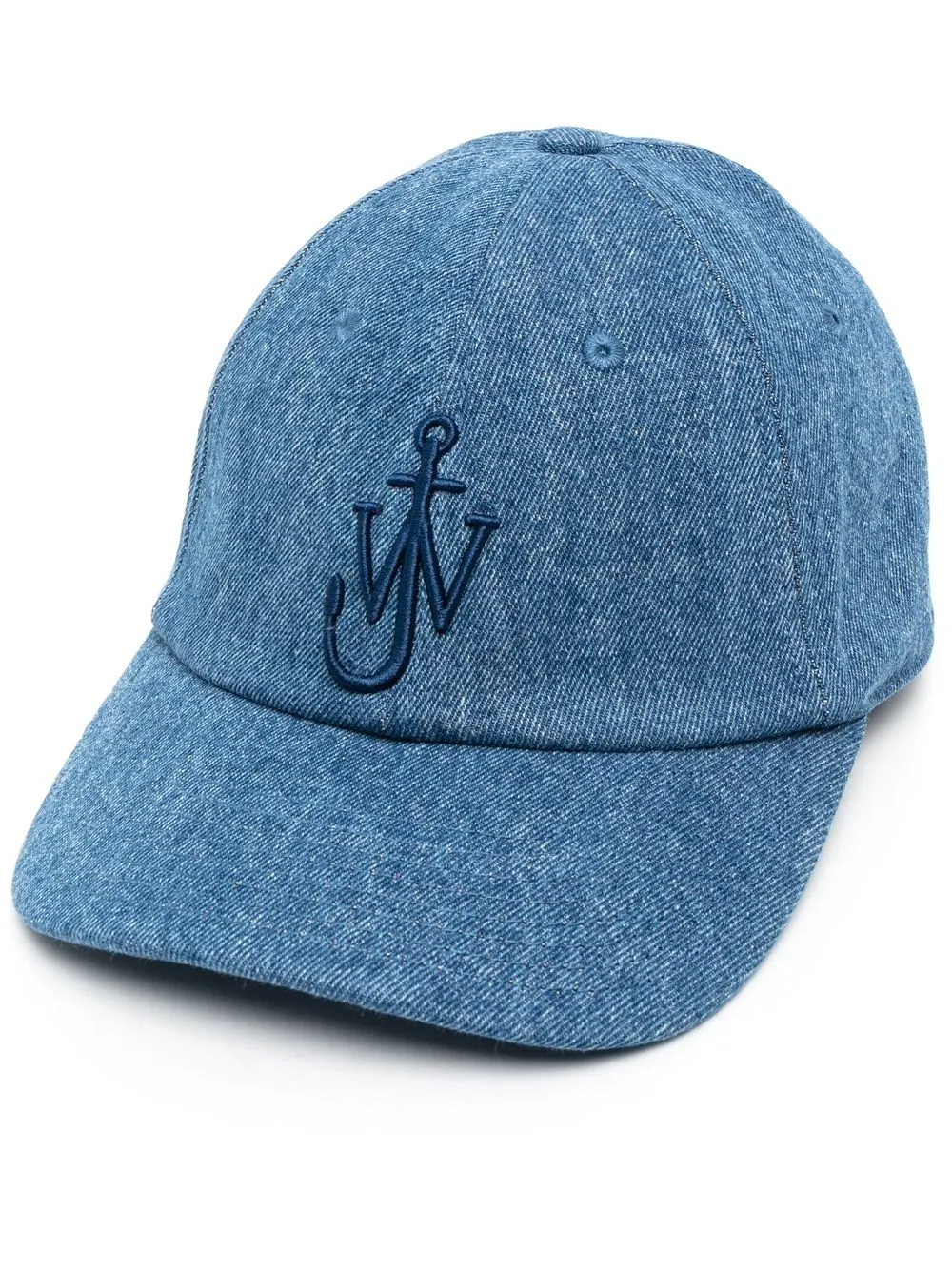 

JW Anderson JW-initials anchor logo cap - Blue