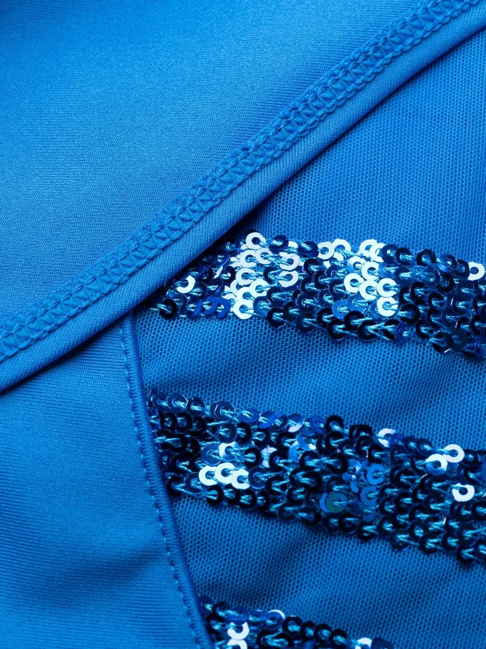 Adidas Body Con Paillettes Blu FARFETCH IT