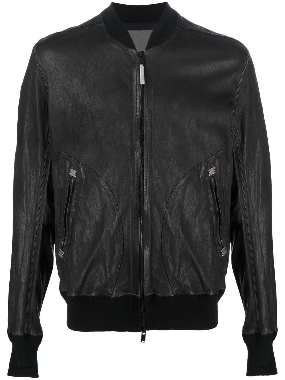 Isaac Sellam Experience zipped-up Leather Bomber Jacket - Farfetch