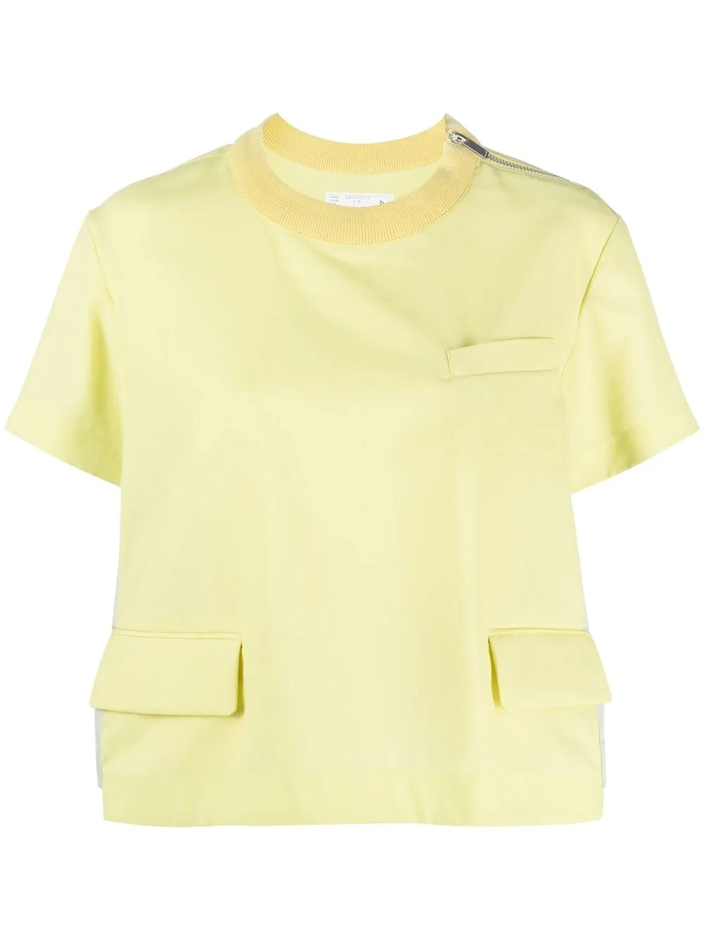 

sacai flap-pocket T-shirt - Yellow