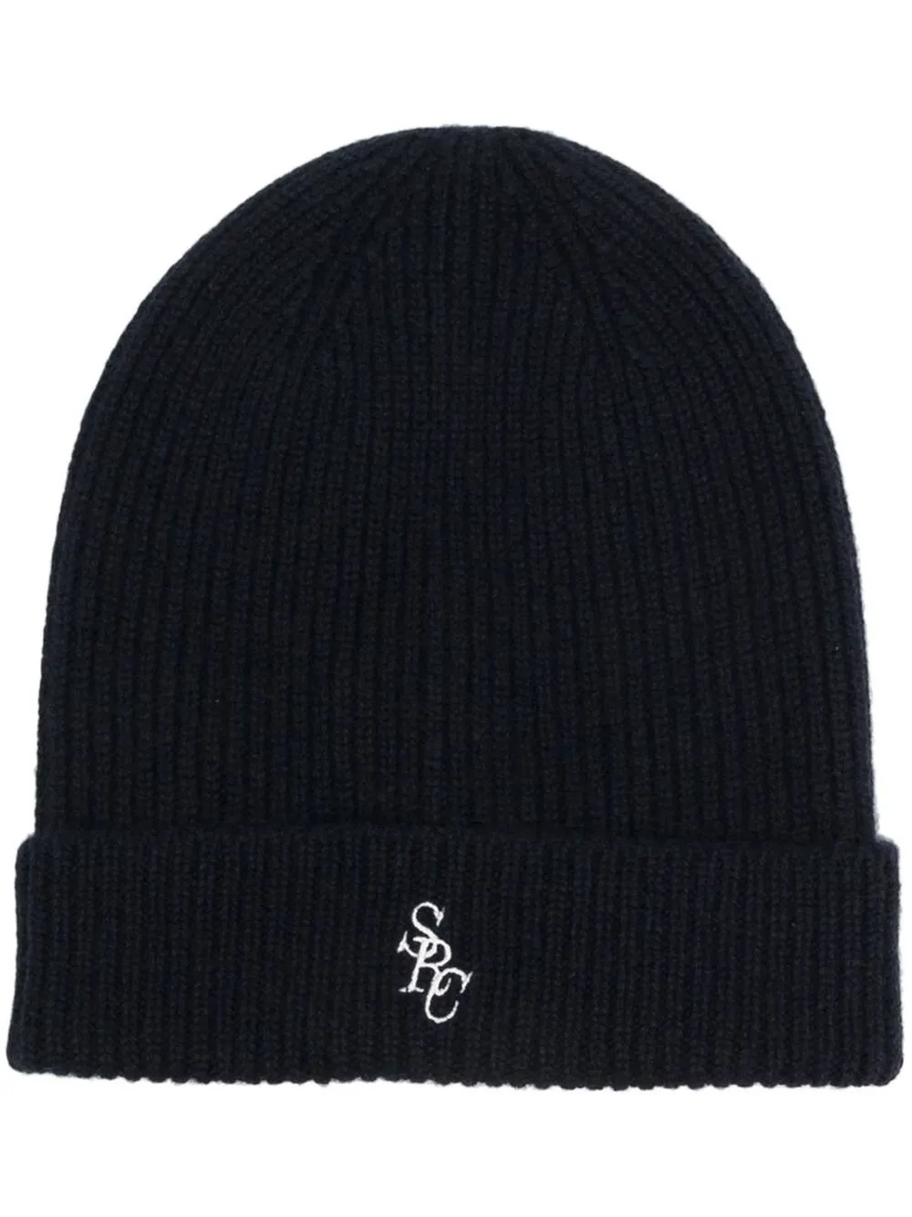 

Sporty & Rich gorro de cachemira con logo bordado - Azul