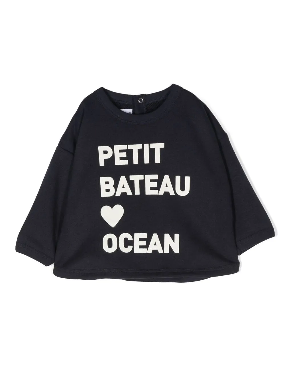 

Petit Bateau crew-neck sweatshirt - Blue