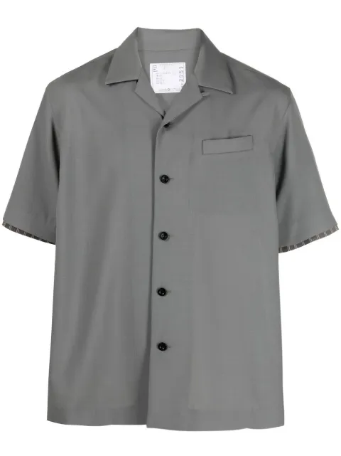 sacai camisa de vestir