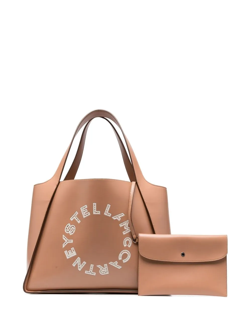 

Stella McCartney tote con bordado inglés - Neutro