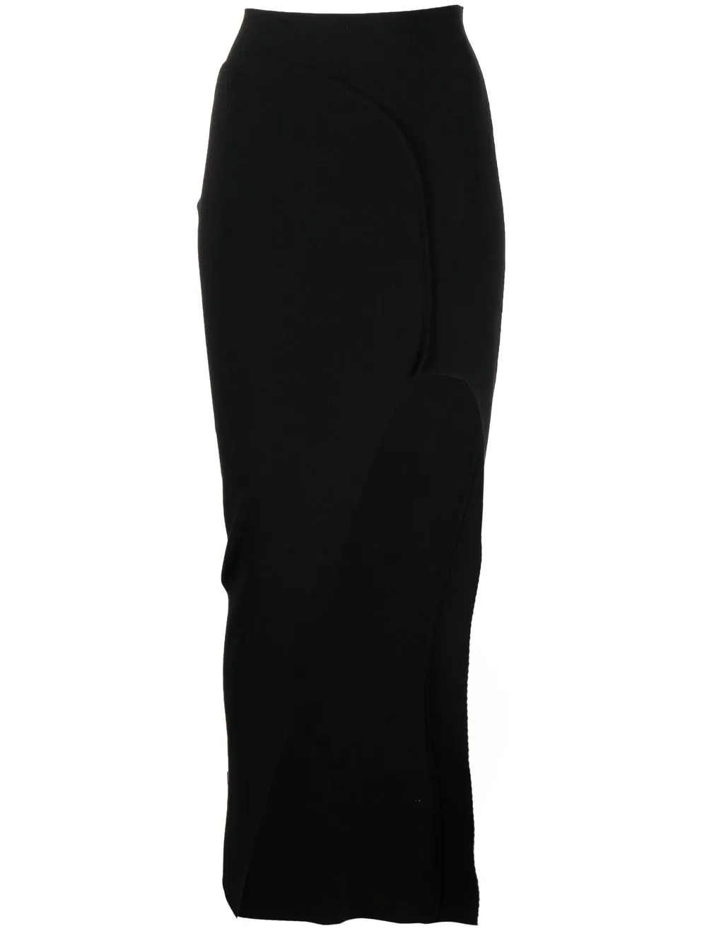 

Rick Owens asymmetric-design pencil skirt - Black