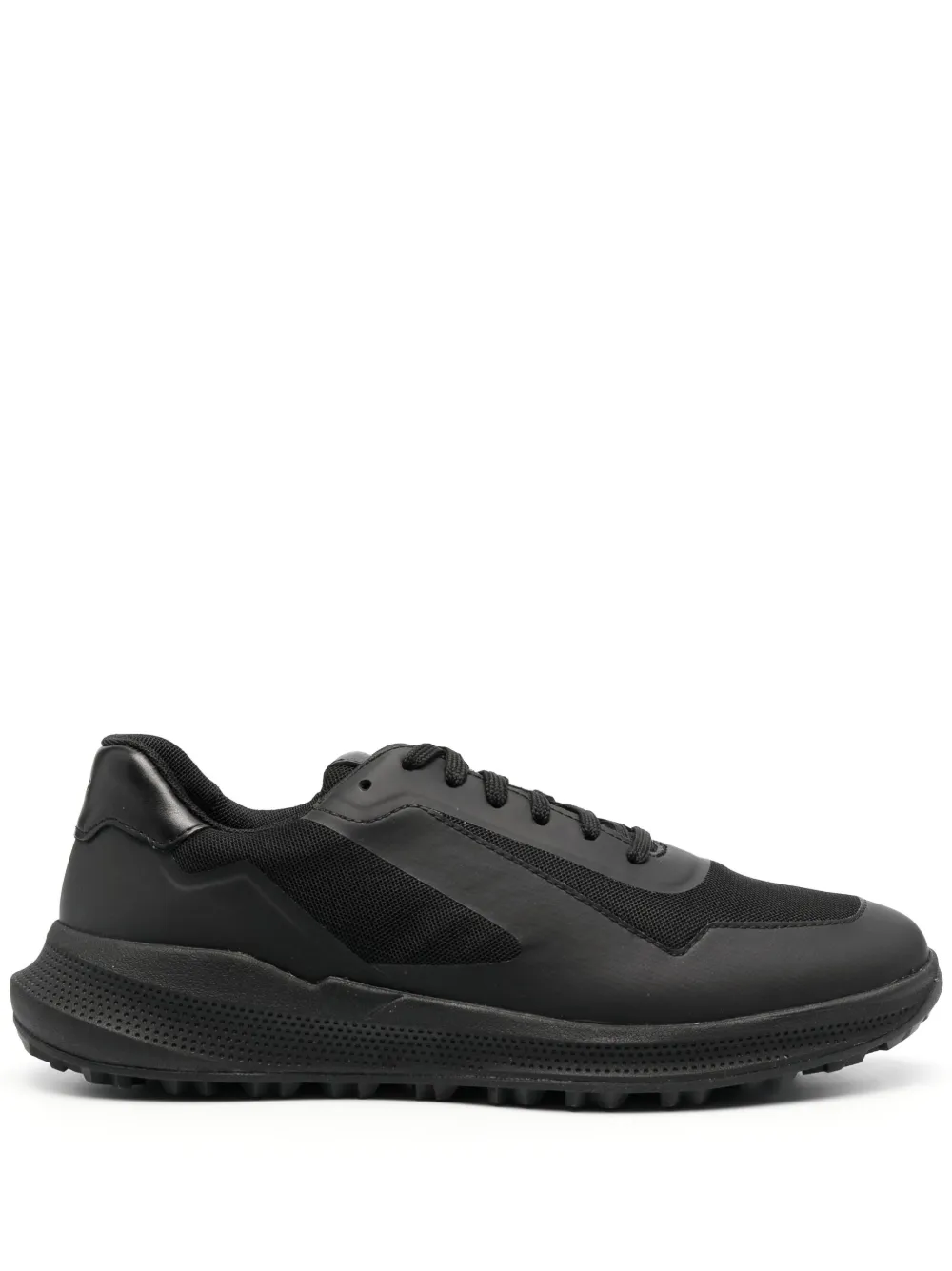 Geox panelled low-top sneakers | Black | Image 1