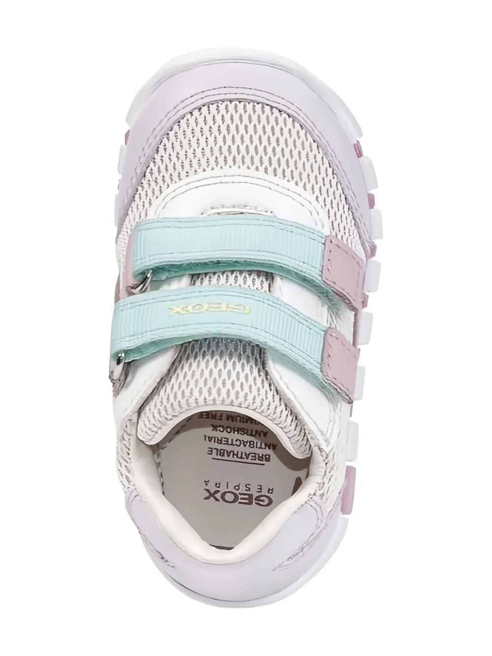 Geox Kids Sneakers met dubbele bandjes Roze