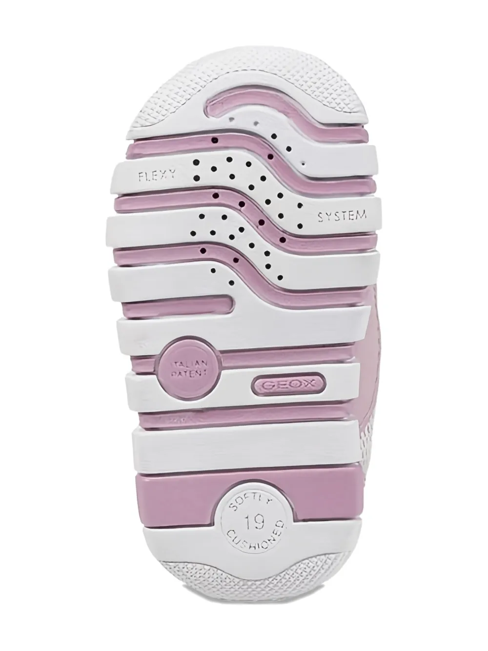 Geox Kids Sneakers met dubbele bandjes Roze