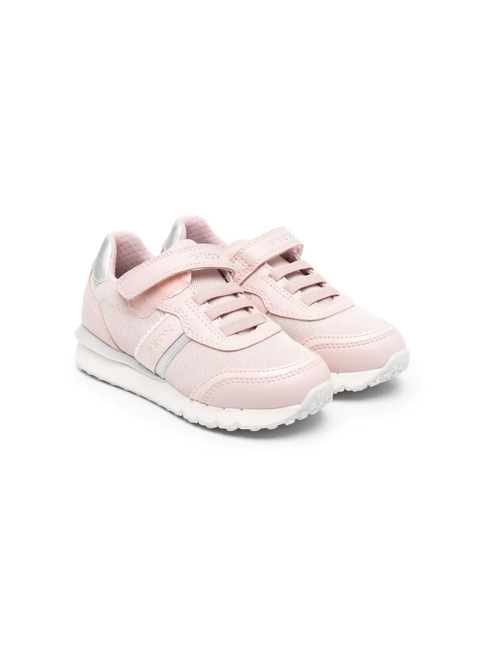 

Geox Kids Fastics touch-strap sneakers - Pink