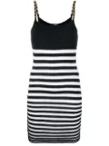 Balmain sleeveless knitted dress - Black