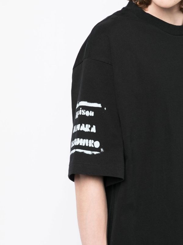 Maison Mihara Yasuhiro logo-print Cotton T-shirt - Farfetch