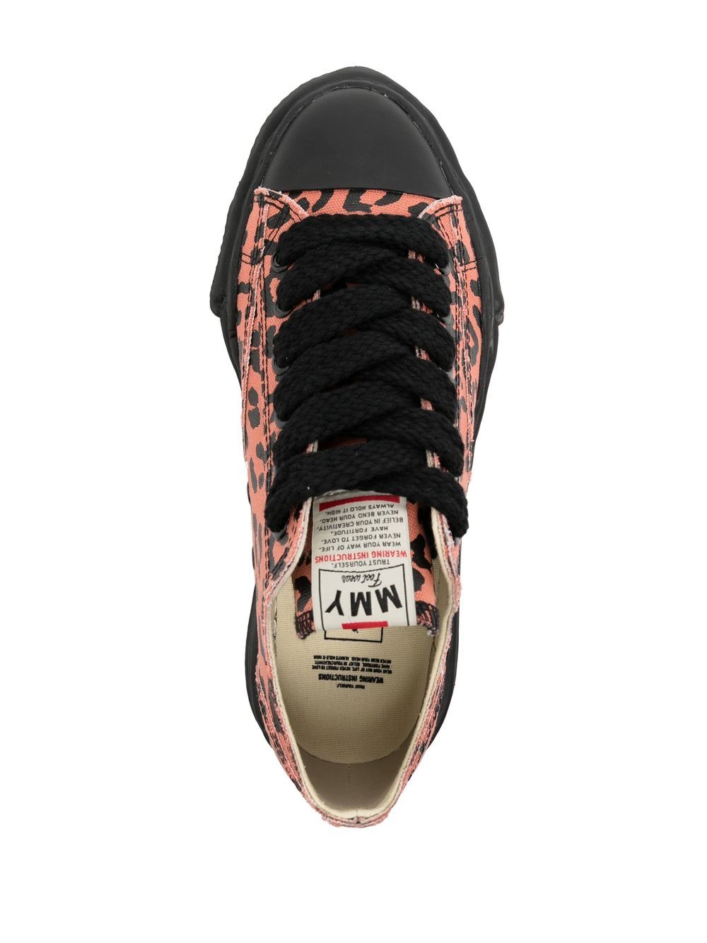 Shop Miharayasuhiro Peterson Leopard-print Sneakers In Pink