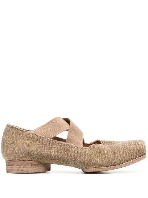 Uma Wang square-toe 20mm ballerina shoes