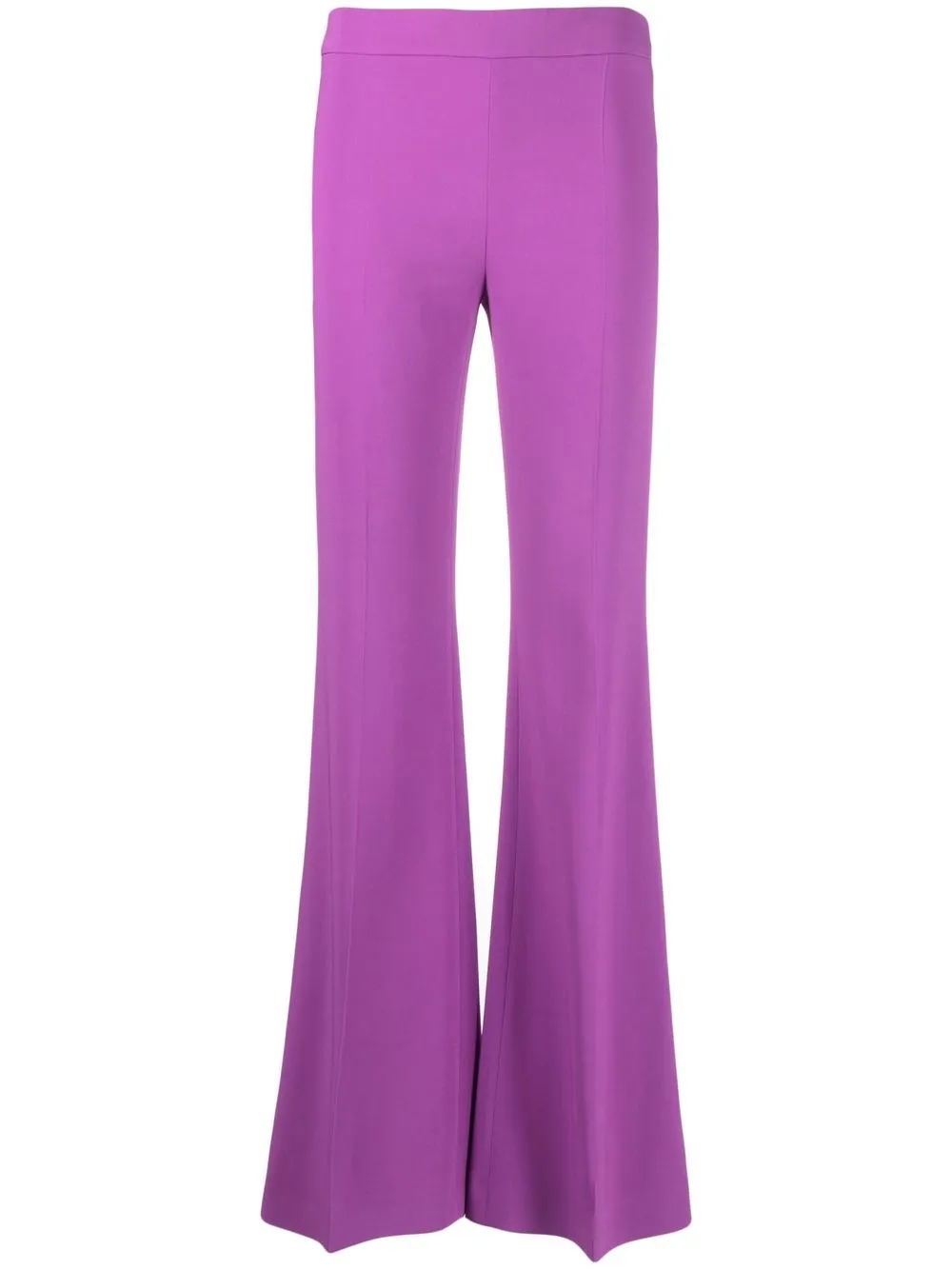 

Moschino flared high-waist trousers - Purple