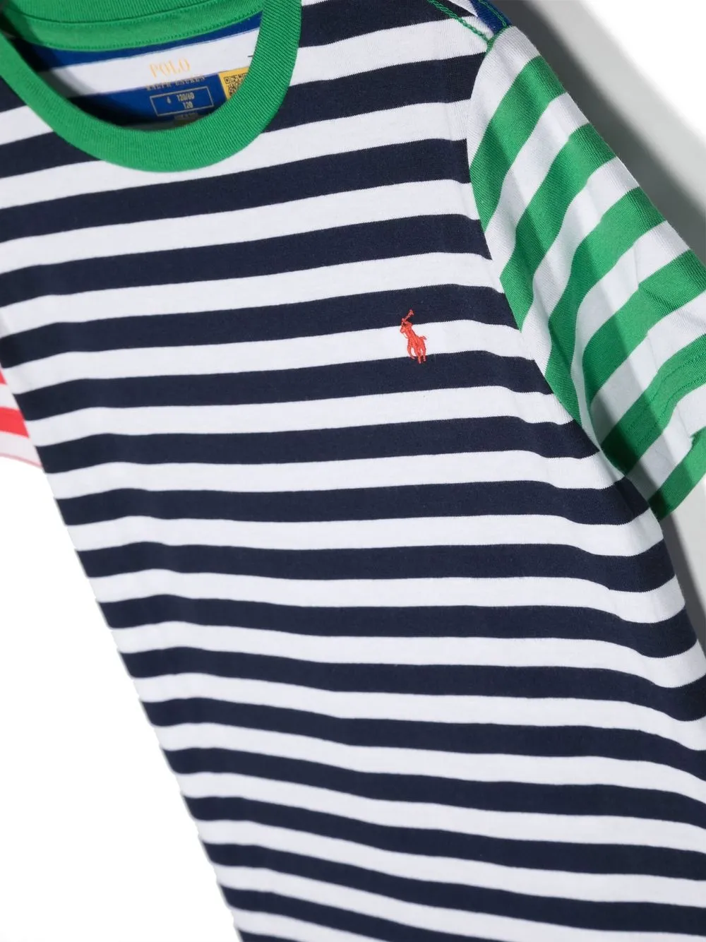 POLO RALPH LAUREN STRIPED COTTON T-SHIRT