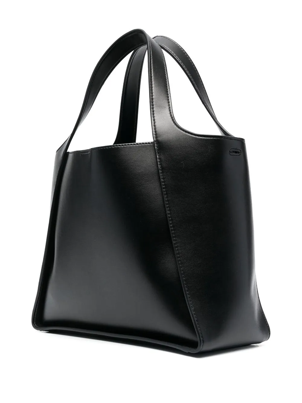 Stella Mccartney Embroidered-logo Tote Bag In Schwarz