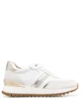 Geox Desya metallic-effect sneakers - White