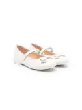 Geox Kids Plie ballerina shoes - White