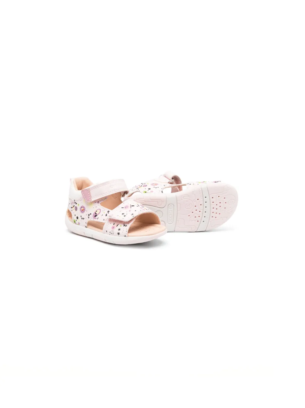 Geox Kids Sandalen met print - Roze