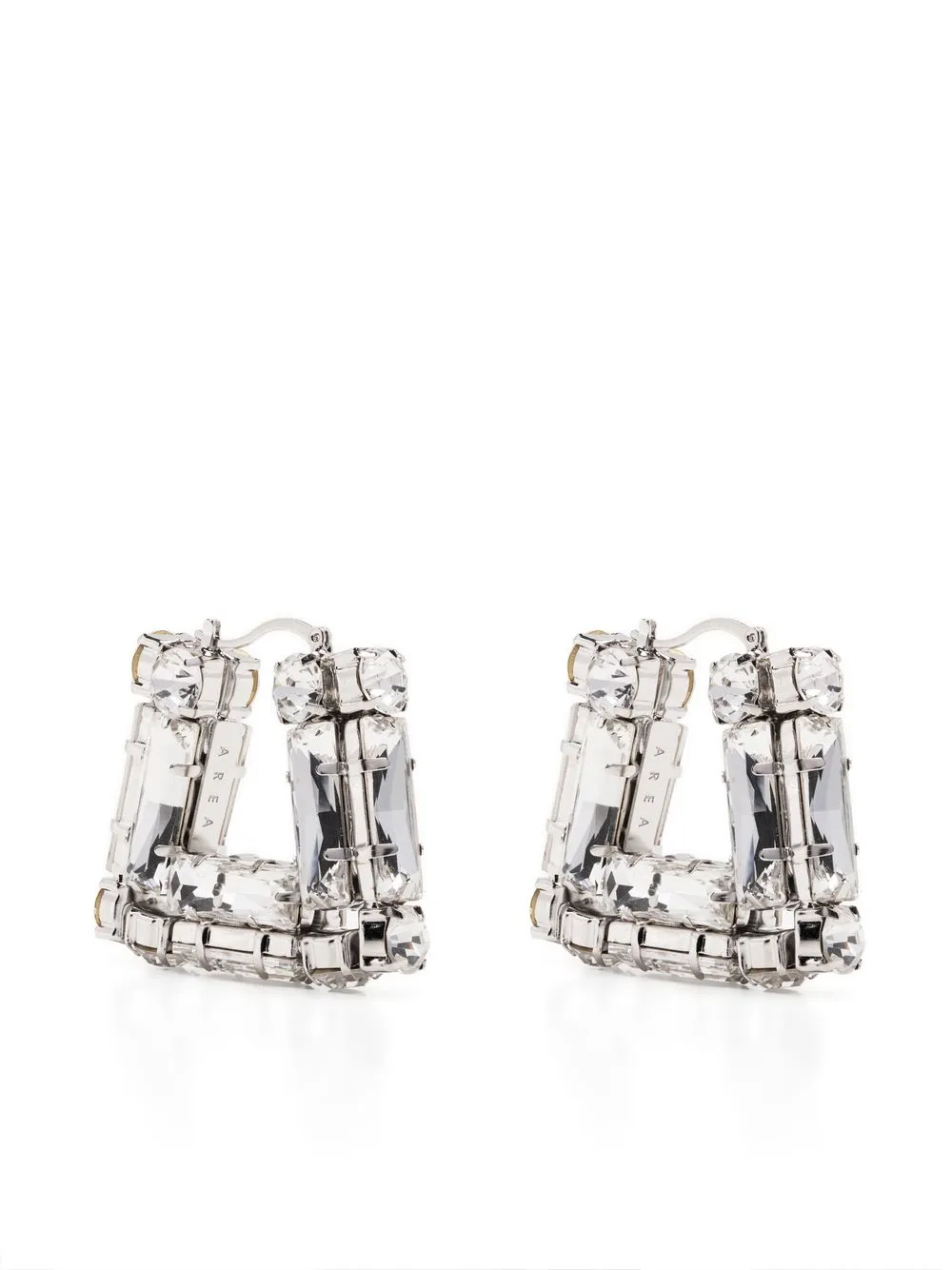 

AREA crystal-embellished earrings - Silver