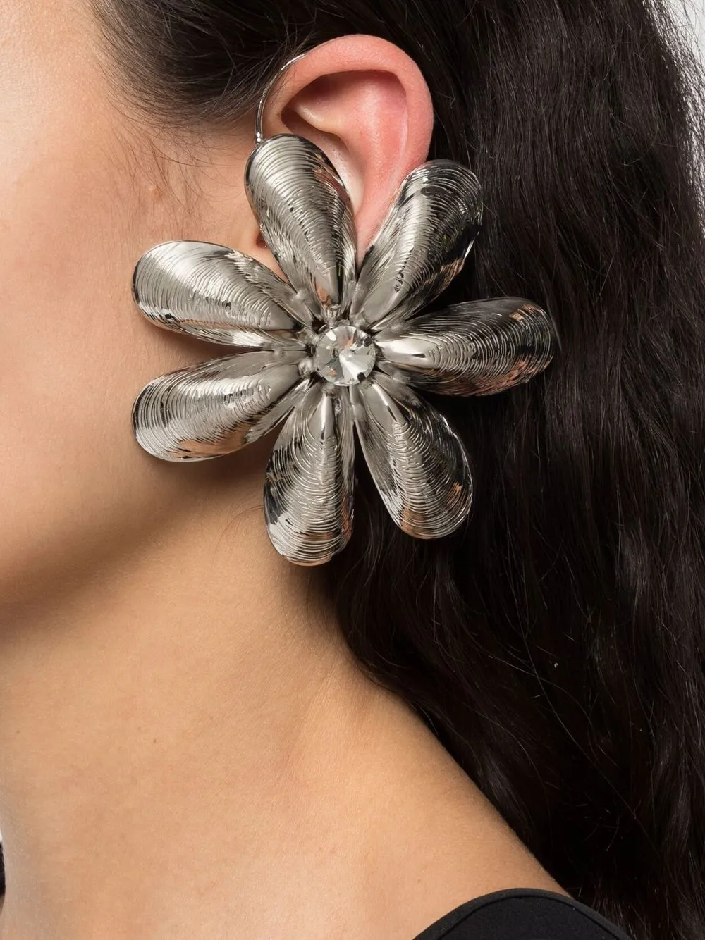 AREA Oversized oorbellen - Zilver