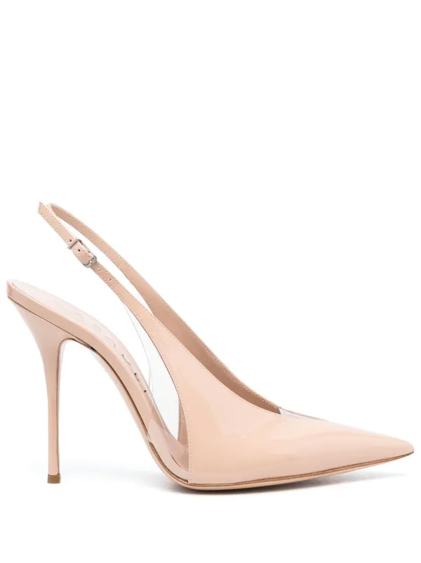 Nude slingbacks hotsell