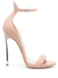 Casadei 115mm Cappa Blade sandals - Neutrals