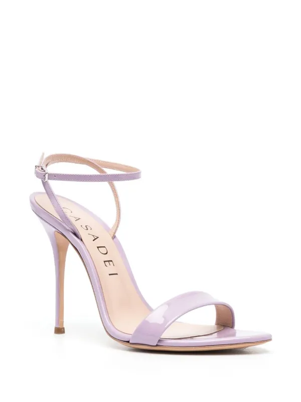 Purple leather hotsell sandals