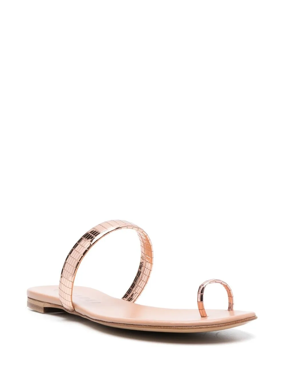 Casadei C-Viper leather sandals - Roze
