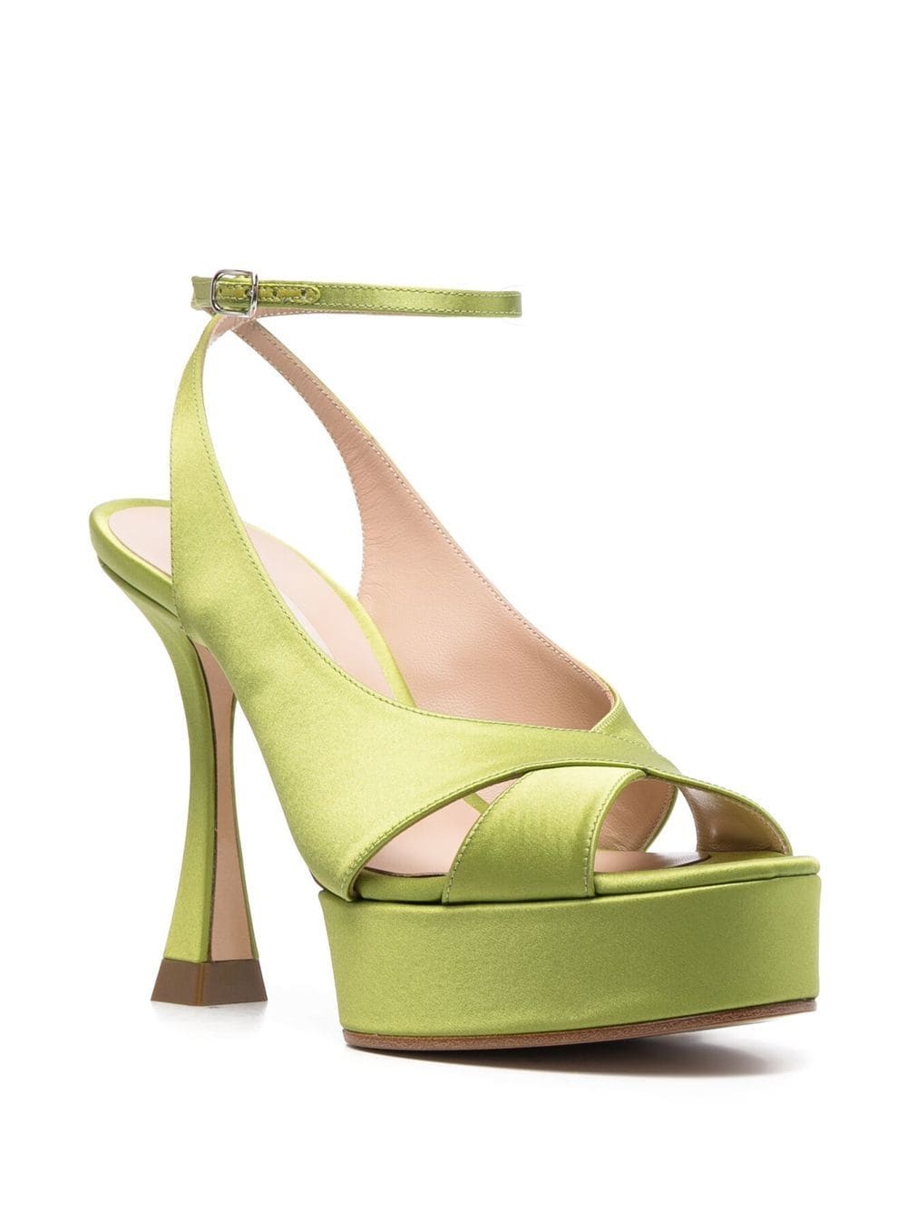 Casadei Donna sandalen met plateauzool - Groen