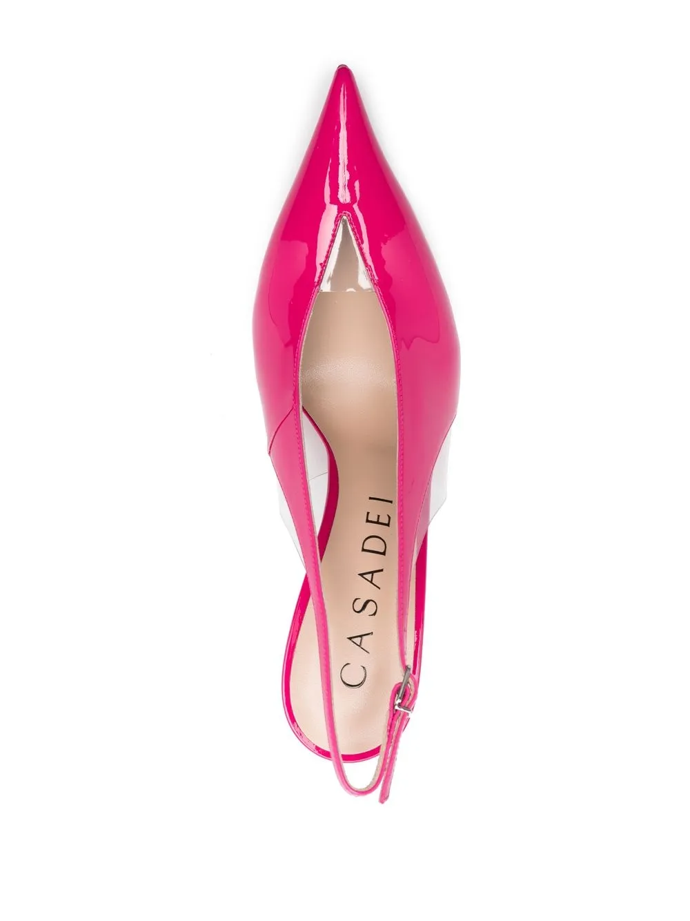 Shop Casadei Scarlet Tiffany Slingback Pumps In Pink