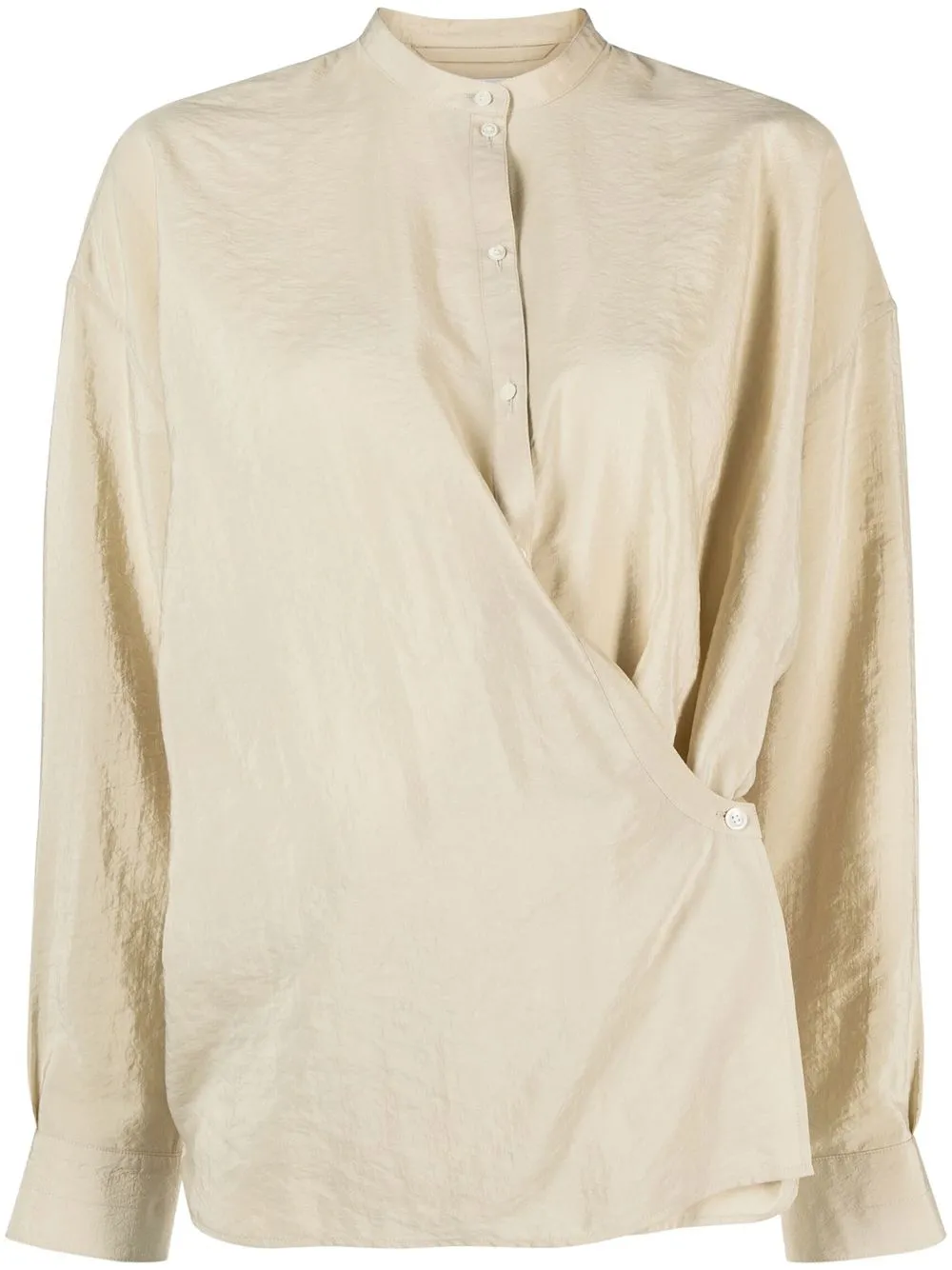 

Lemaire long-sleeved asymmetric shirt - Neutrals