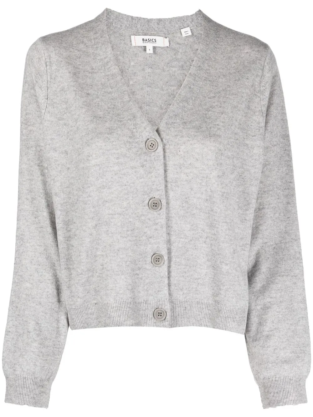 

Chinti and Parker wool-cashmere cropped cardigan - Grey