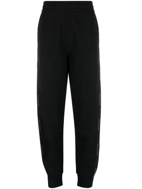 Moncler logo-trim cotton track pants