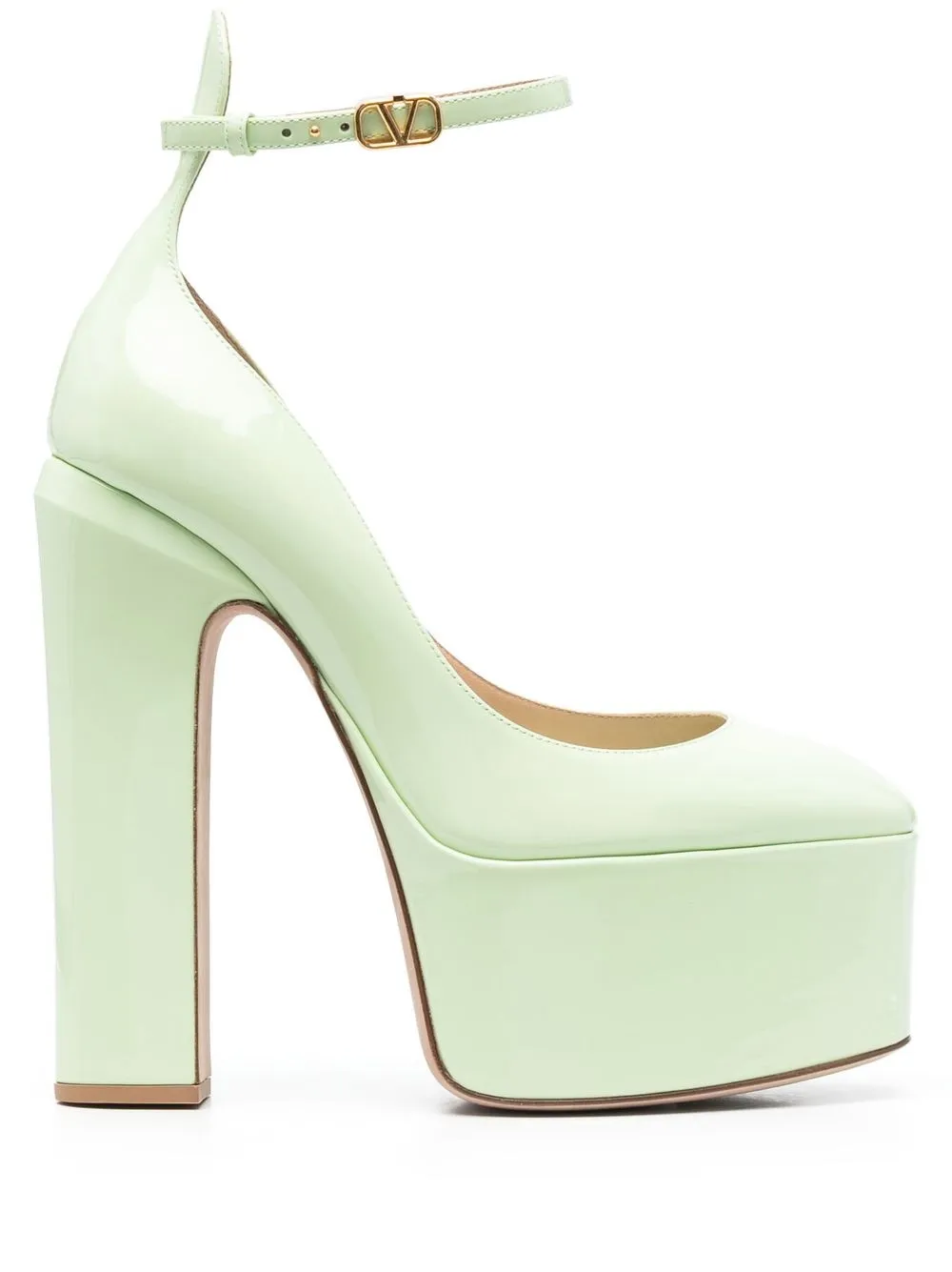 

Valentino Garavani Tan-Go 155mm platform pumps - Green