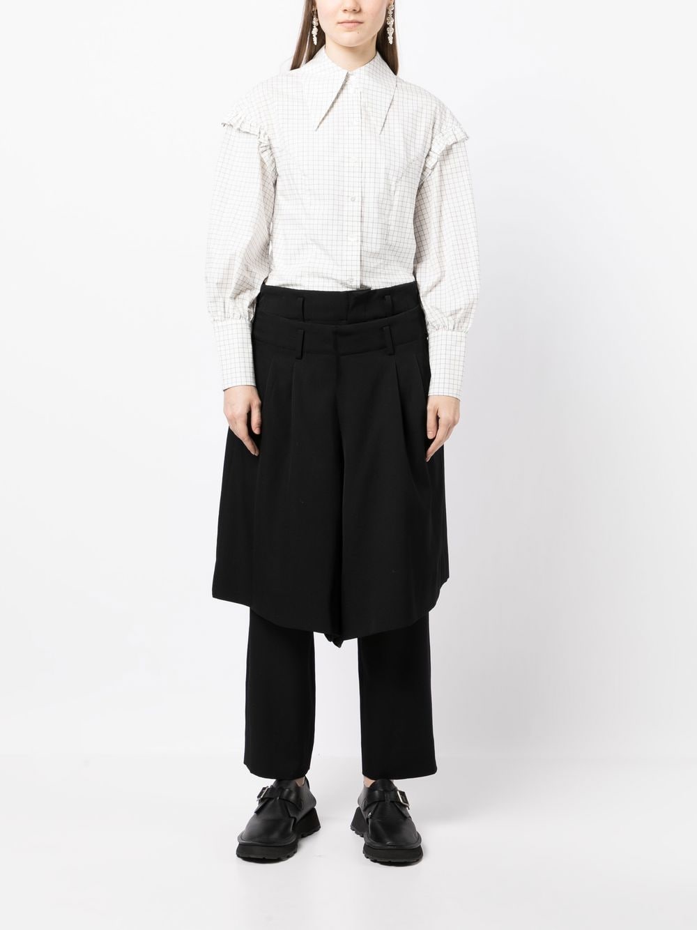 Comme Des Garçons Wollen broek - Zwart