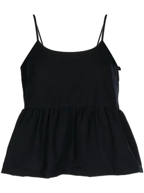 Comme Des Garçons Comme Des Garçons peplum-waist sleeveless top