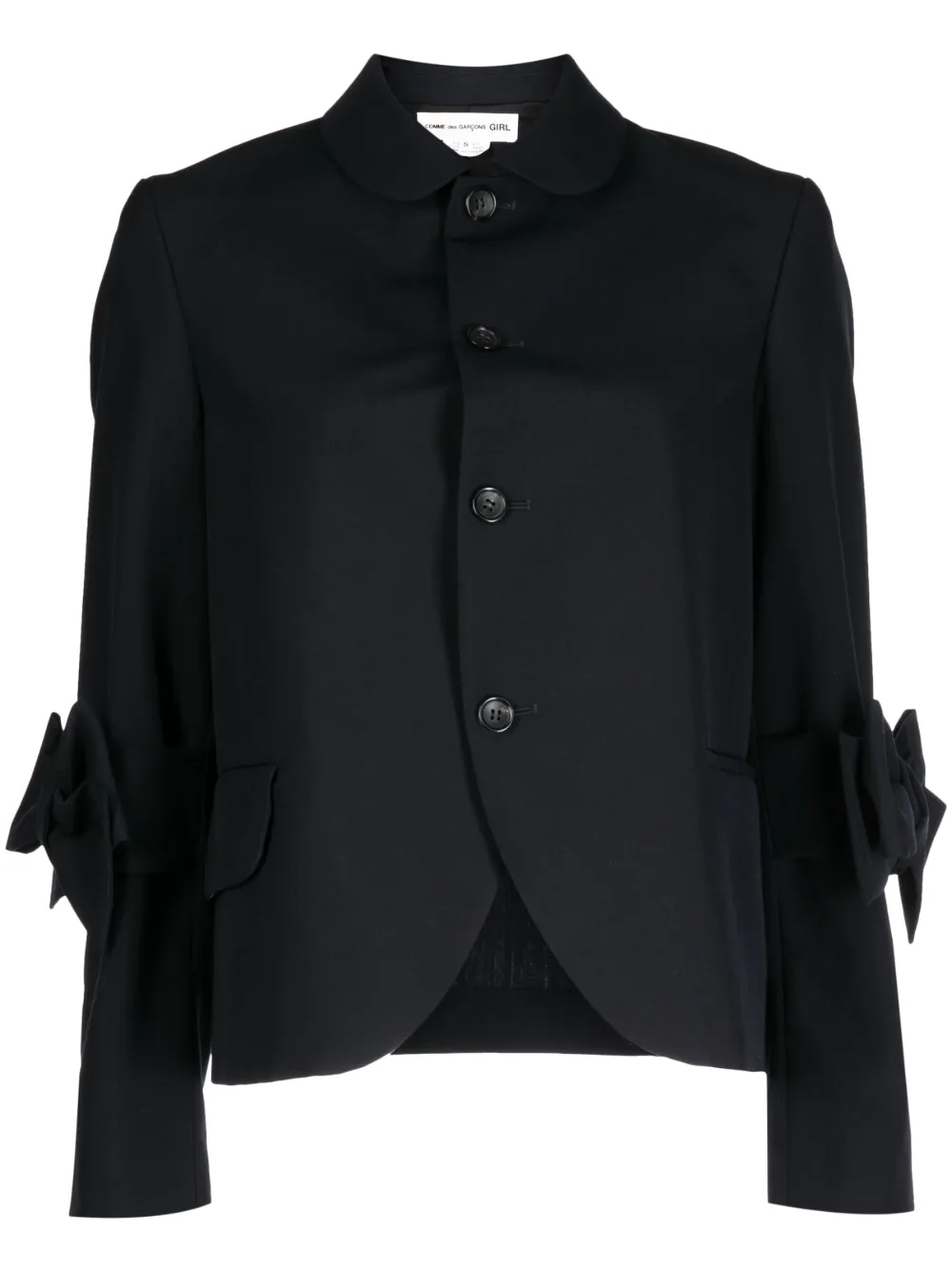 Comme Des Garçons Girl bow-detail wool blazer