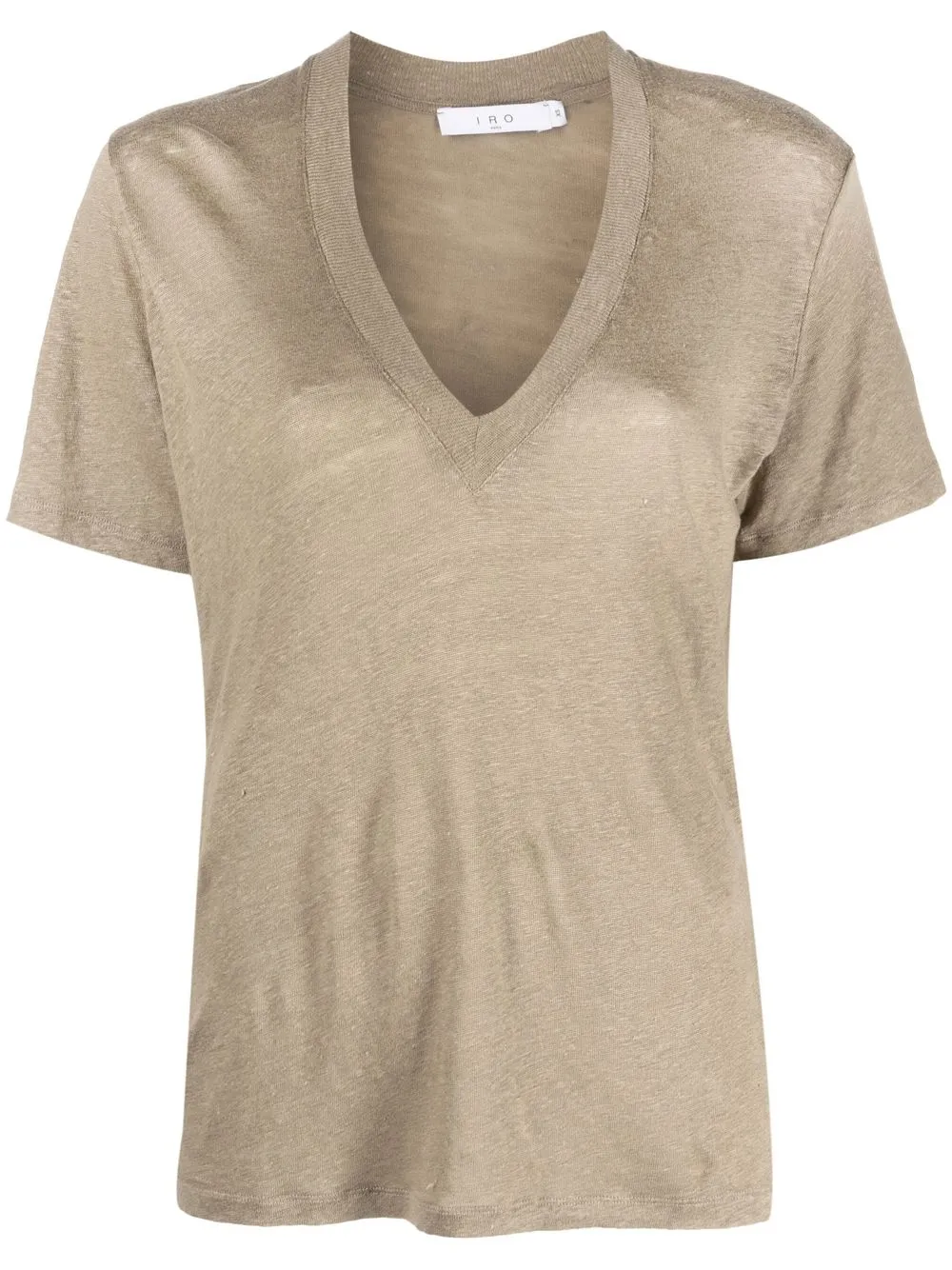 

IRO V-neck short-sleeved T-shirt - Neutrals