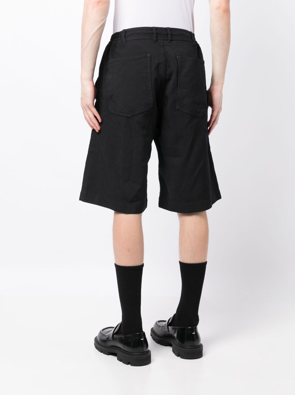 Comme des Garçons Homme Deux Mid waist shorts Zwart