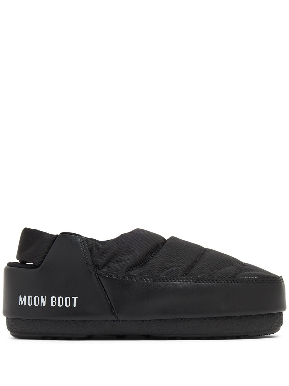 Moon Boot Evolution padded flat sandals - Black
