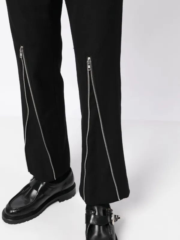 Alexander McQueen zip-detail Trousers - Farfetch