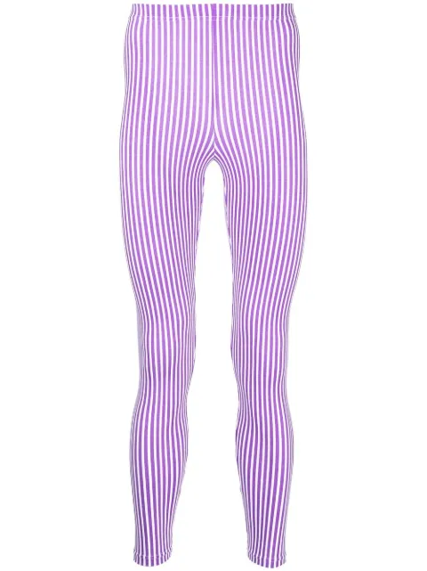 Comme des Garçons Homme Plus vertical-stripe leggings