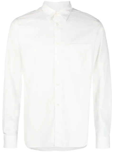 Comme des Garçons Homme Plus chest-pocket long-sleeve shirt
